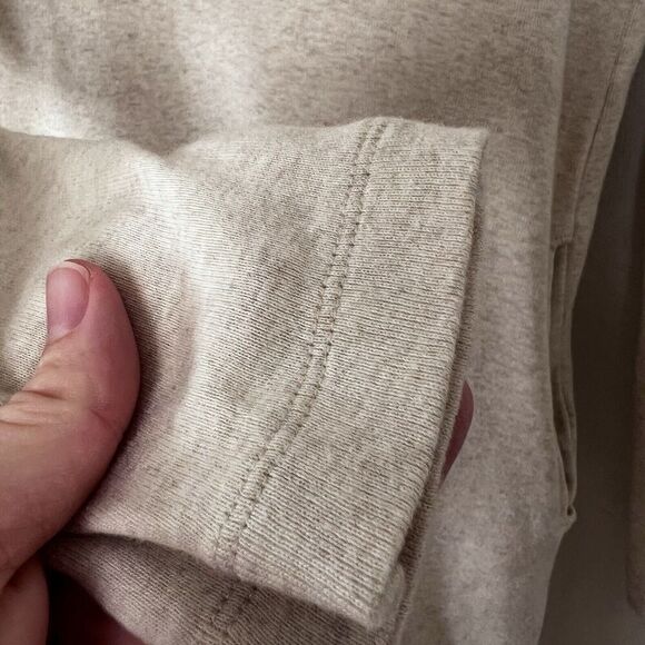 Tonlè Long Sleeve Cotton Minidress In Cream Size Xtra Small - Picture 4 of 13